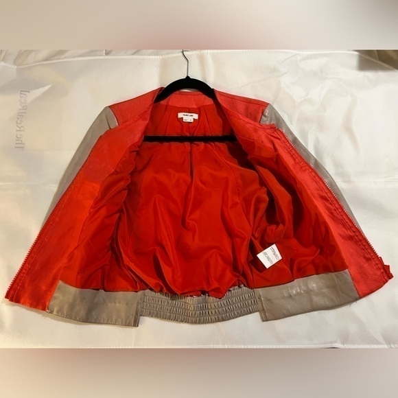 Helmut lang womens small cropped bomber jacket 80s retro vintage inspired - Picture 9 of 13